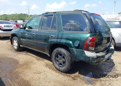 2002 Chevrolet Trailblazer Ls from USA, damaged, VIN 1GNDT13S022509001